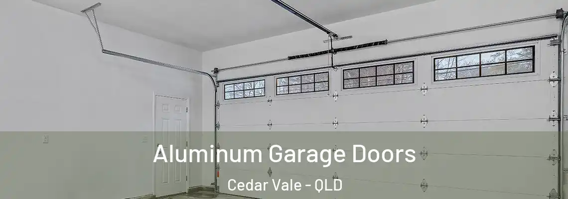 Aluminum Garage Doors Cedar Vale - QLD