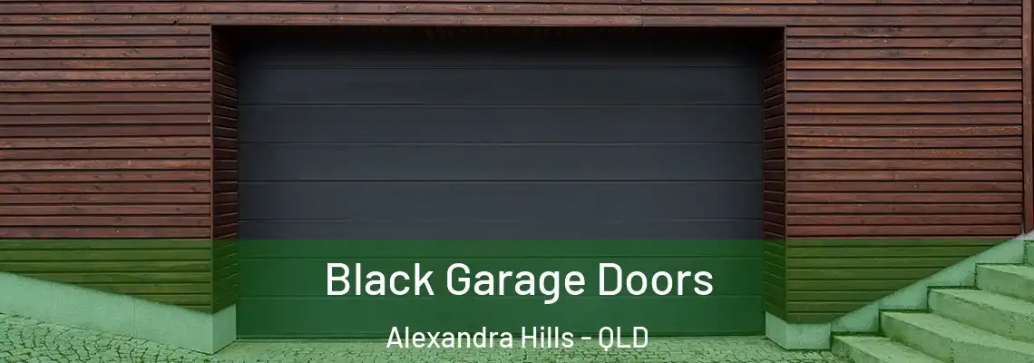 Black Garage Doors Alexandra Hills - QLD