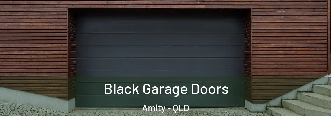 Black Garage Doors Amity - QLD