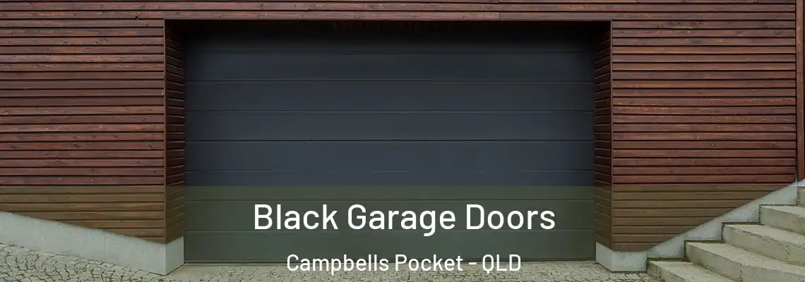 Black Garage Doors Campbells Pocket - QLD