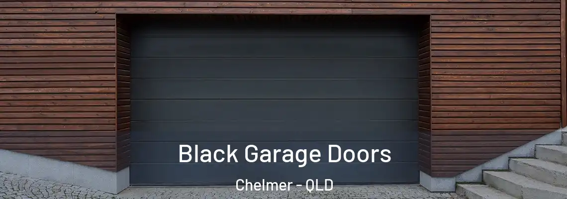  Black Garage Doors Chelmer - QLD