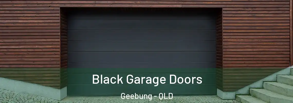 Black Garage Doors Geebung - QLD