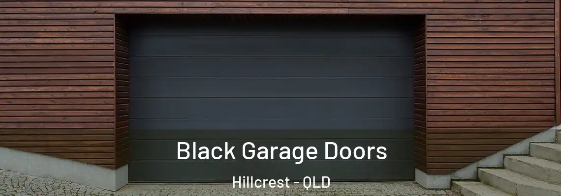 Black Garage Doors Hillcrest - QLD