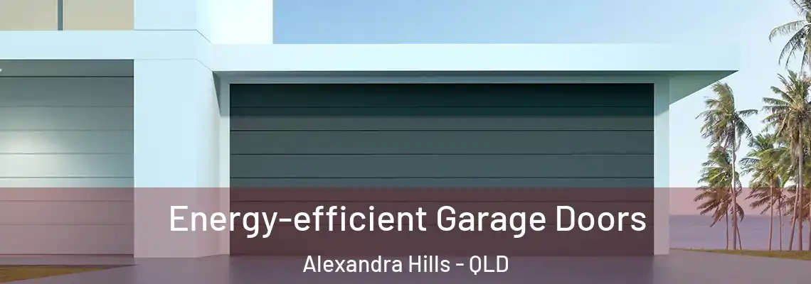 Energy-efficient Garage Doors Alexandra Hills - QLD