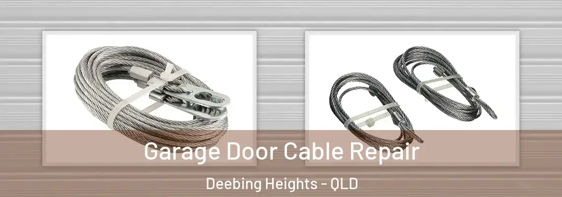 Garage Door Cable Repair Deebing Heights - QLD