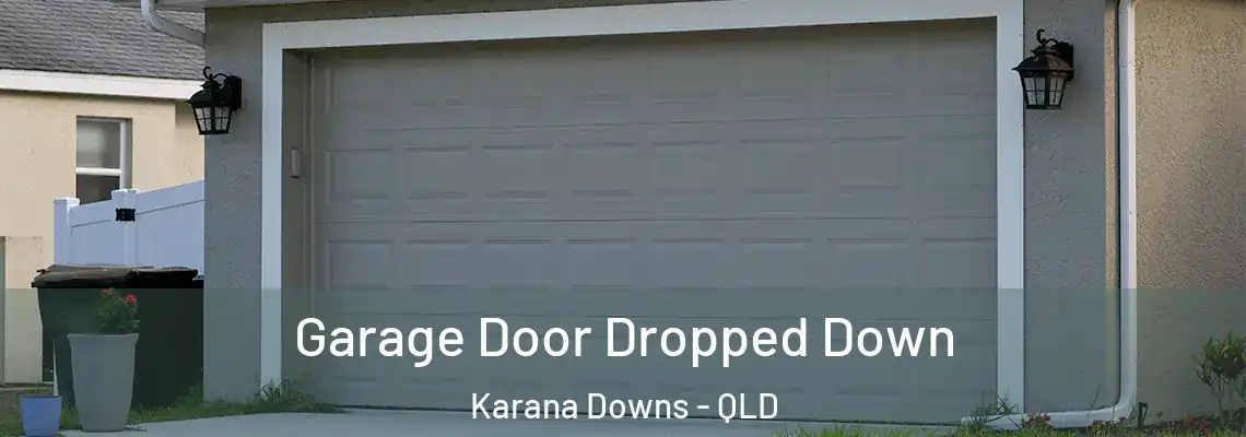  Garage Door Dropped Down Karana Downs - QLD