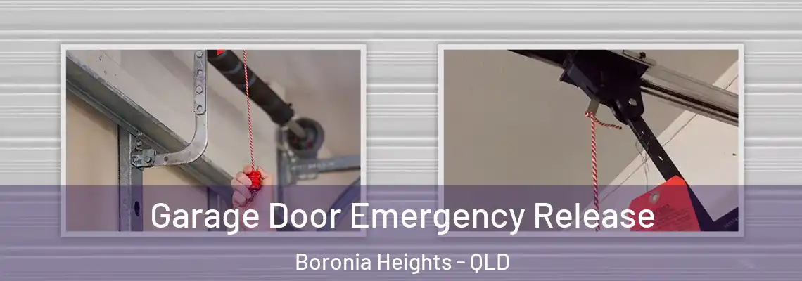 Garage Door Emergency Release Boronia Heights - QLD