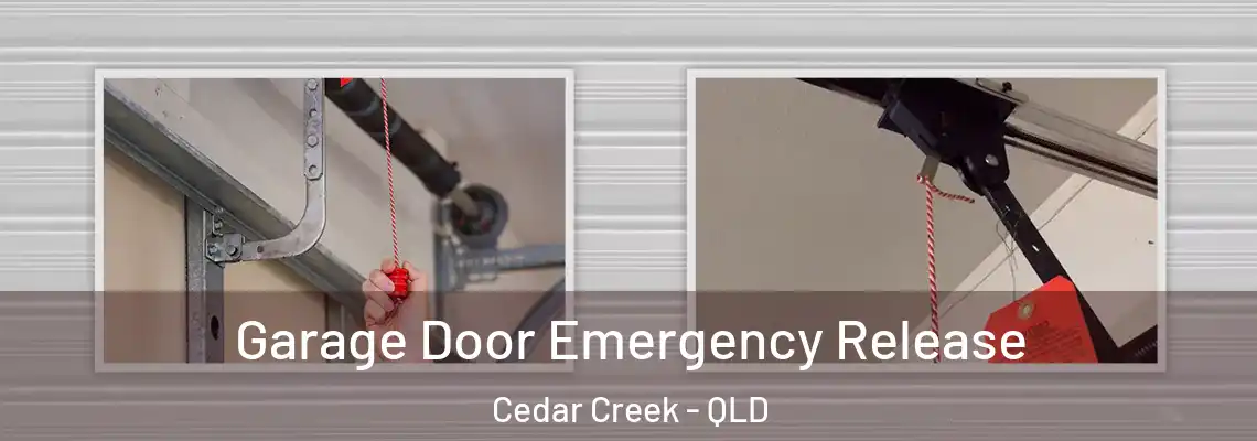 Garage Door Emergency Release Cedar Creek - QLD