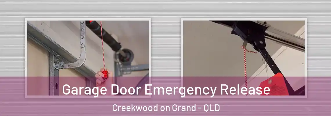  Garage Door Emergency Release Creekwood on Grand - QLD