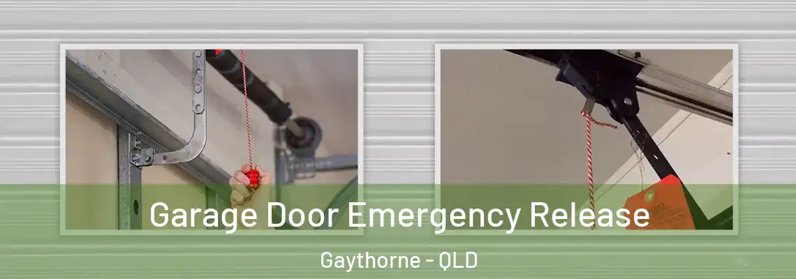 Garage Door Emergency Release Gaythorne - QLD