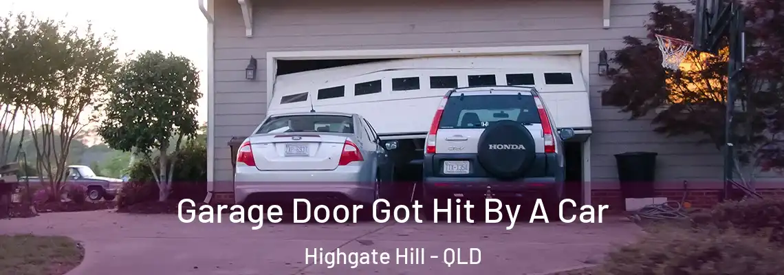  Garage Door Got Hit By A Car Highgate Hill - QLD