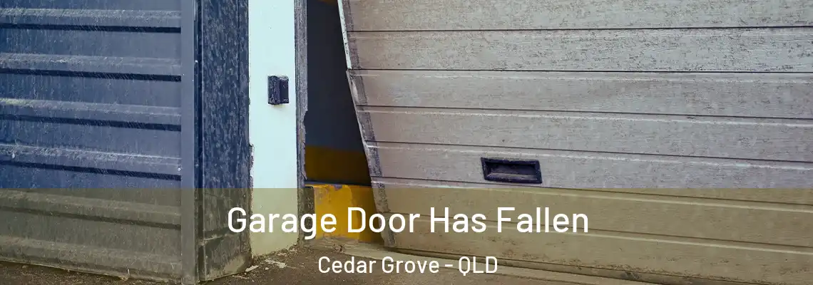  Garage Door Has Fallen Cedar Grove - QLD