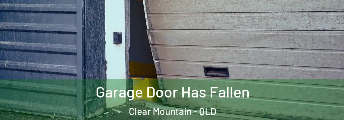 Garage Door Has Fallen Clear Mountain - QLD