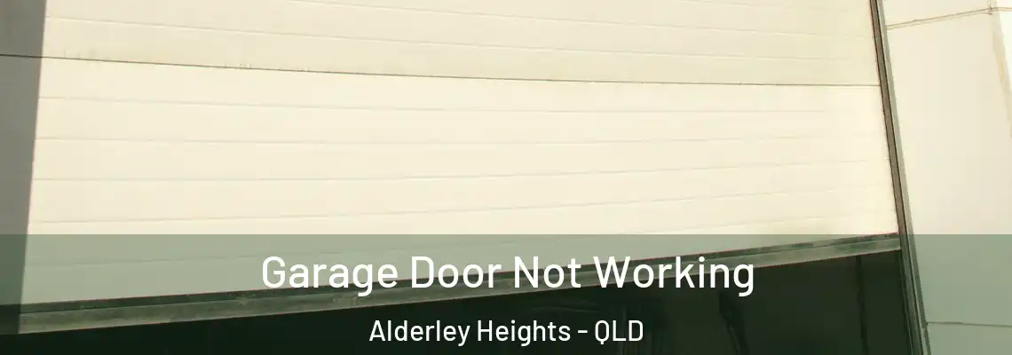 Garage Door Not Working Alderley Heights - QLD