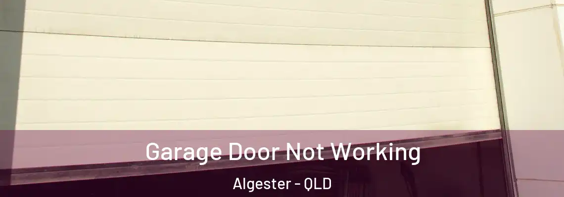 Garage Door Not Working Algester - QLD