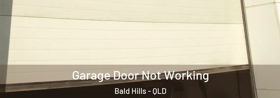 Garage Door Not Working Bald Hills - QLD