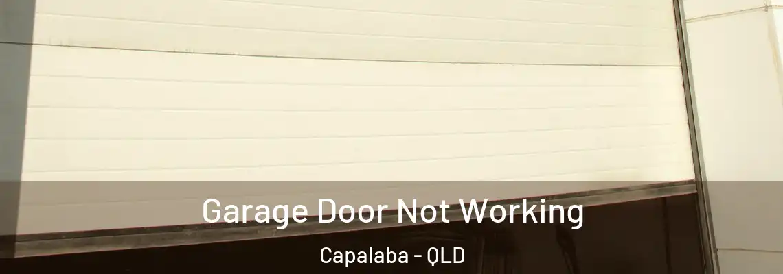 Garage Door Not Working Capalaba - QLD