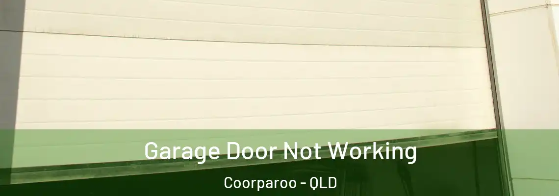 Garage Door Not Working Coorparoo - QLD