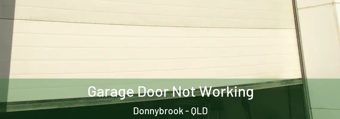 Garage Door Not Working Donnybrook - QLD