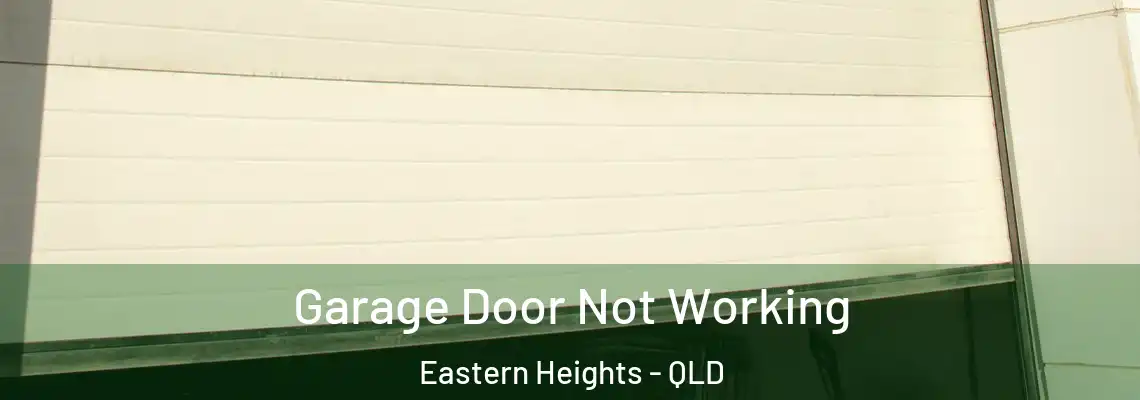  Garage Door Not Working Eastern Heights - QLD