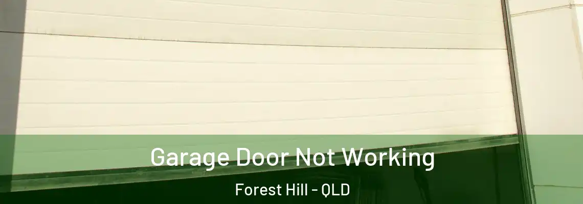 Garage Door Not Working Forest Hill - QLD