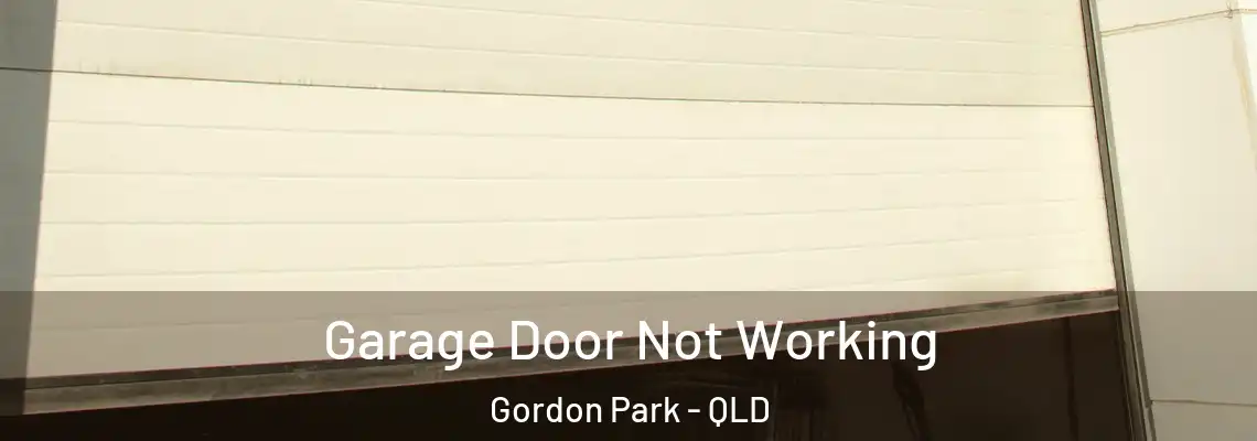 Garage Door Not Working Gordon Park - QLD
