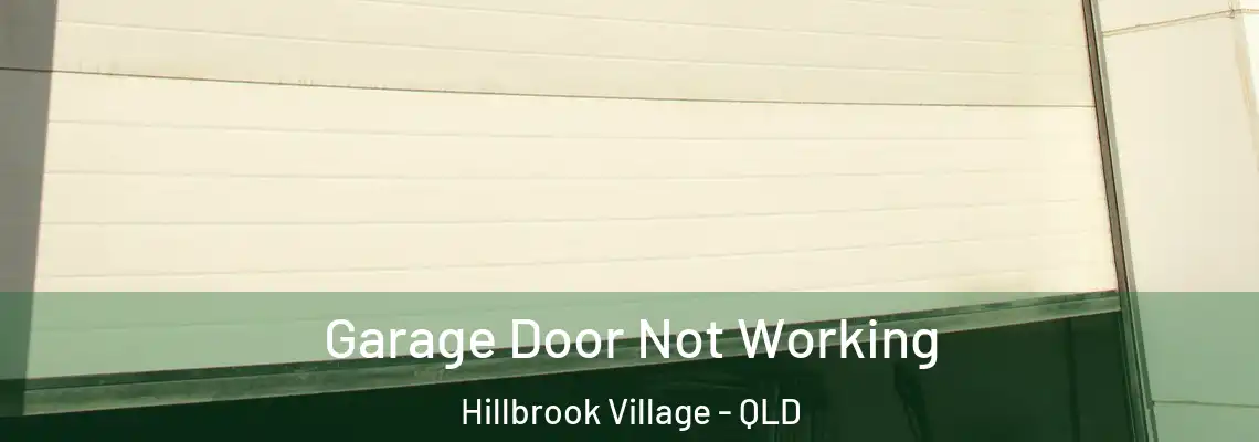 Garage Door Not Working Hillbrook Village - QLD