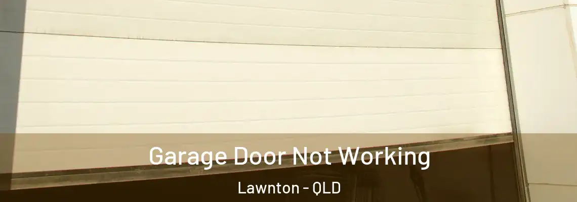 Garage Door Not Working Lawnton - QLD
