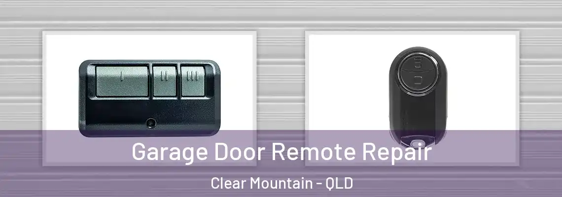 Garage Door Remote Repair Clear Mountain - QLD