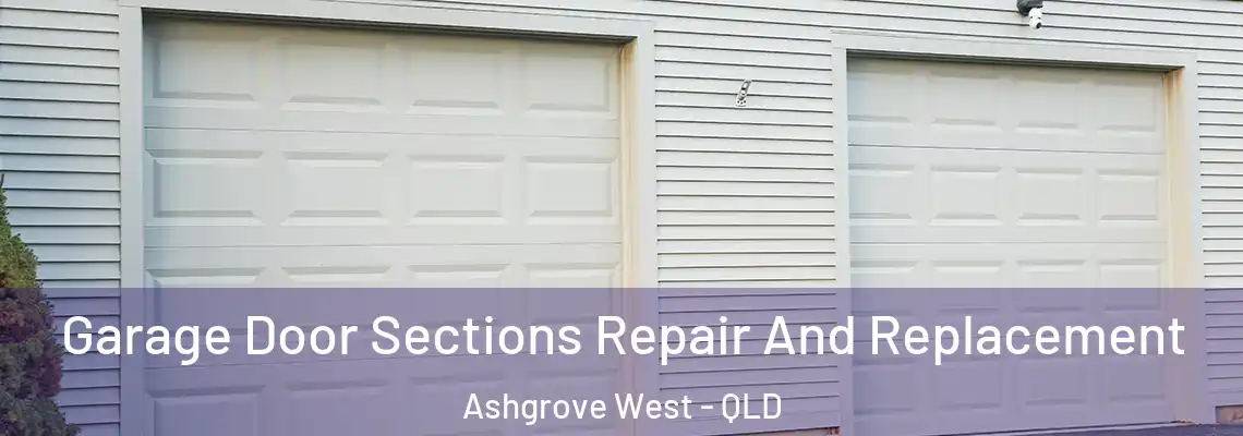 Garage Door Sections Repair And Replacement Ashgrove West - QLD