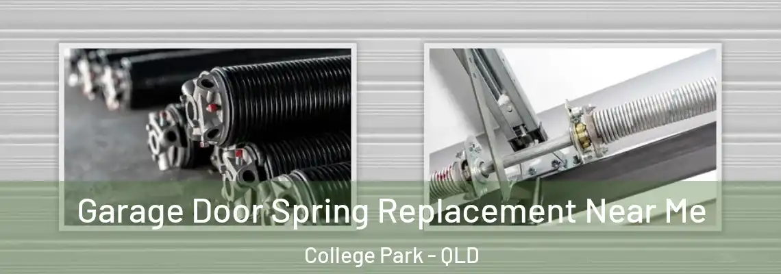 Garage Door Spring Replacement Near Me College Park - QLD