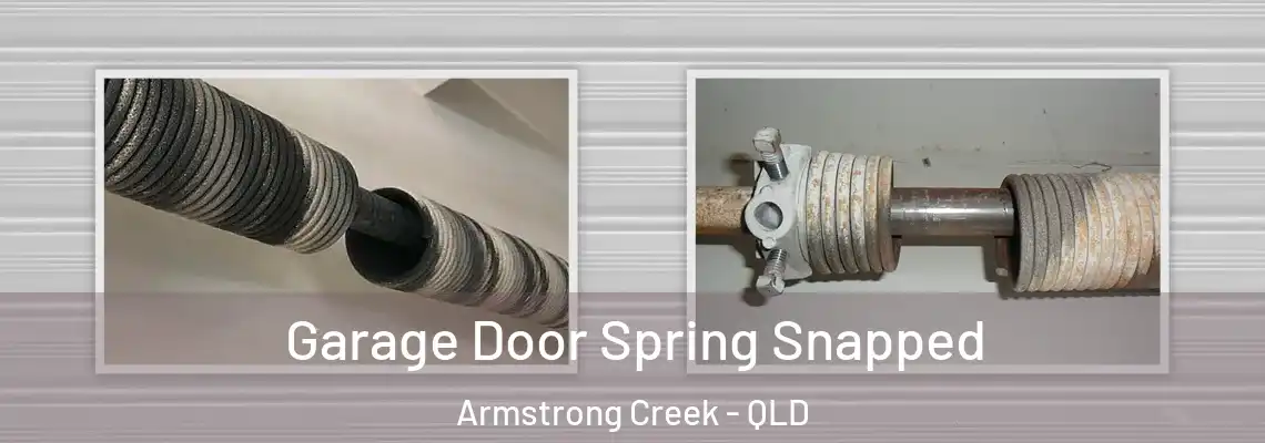  Garage Door Spring Snapped Armstrong Creek - QLD