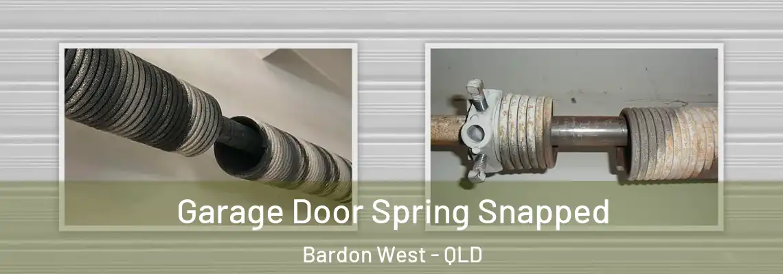 Garage Door Spring Snapped Bardon West - QLD