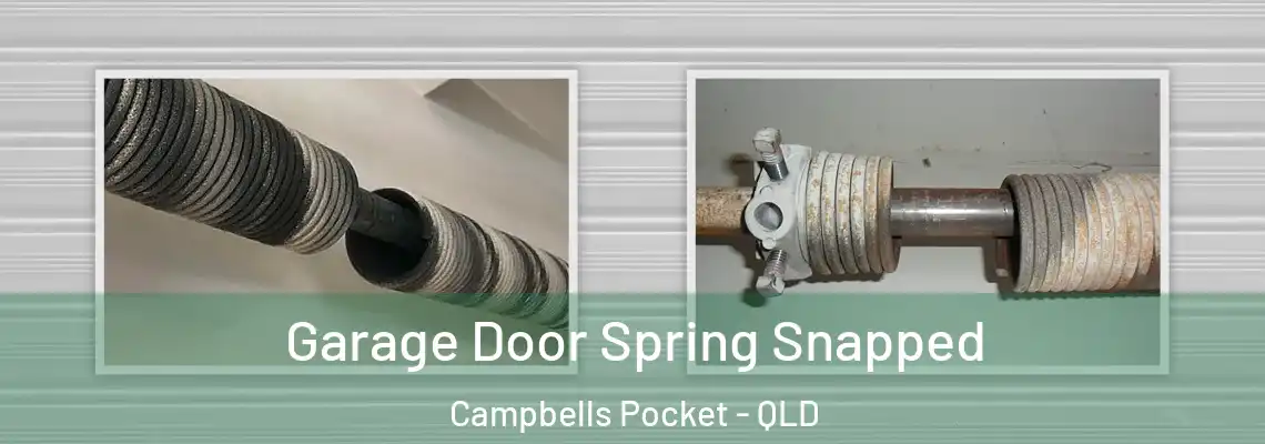 Garage Door Spring Snapped Campbells Pocket - QLD