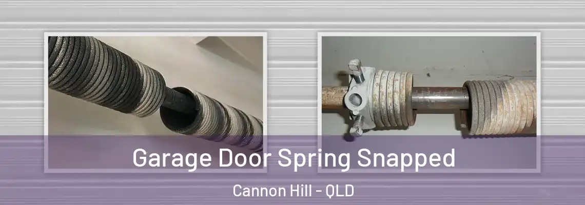  Garage Door Spring Snapped Cannon Hill - QLD