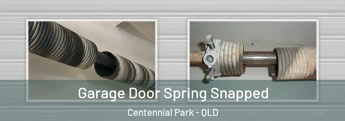  Garage Door Spring Snapped Centennial Park - QLD