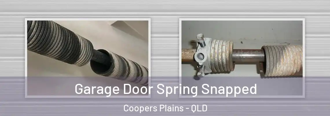 Garage Door Spring Snapped Coopers Plains - QLD