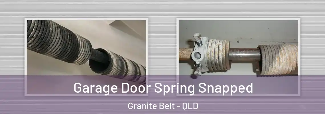 Garage Door Spring Snapped Granite Belt - QLD