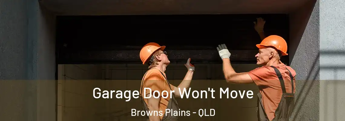  Garage Door Won't Move Browns Plains - QLD