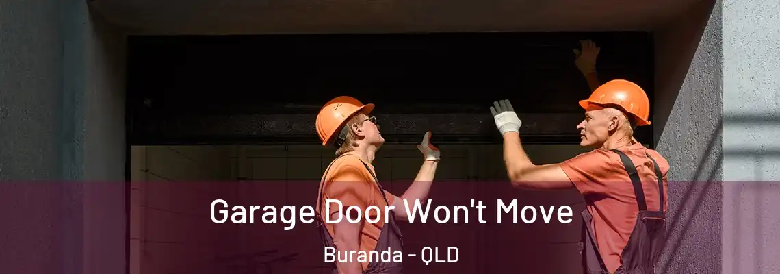 Garage Door Won't Move Buranda - QLD