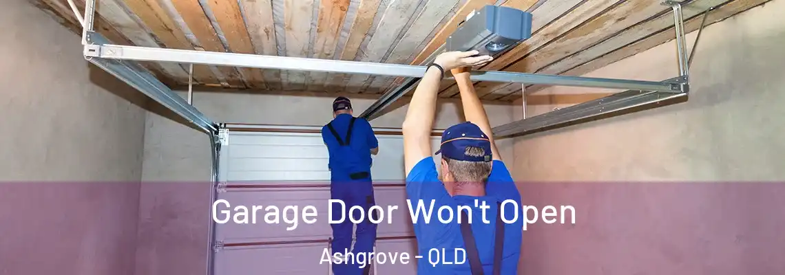 Garage Door Won't Open Ashgrove - QLD