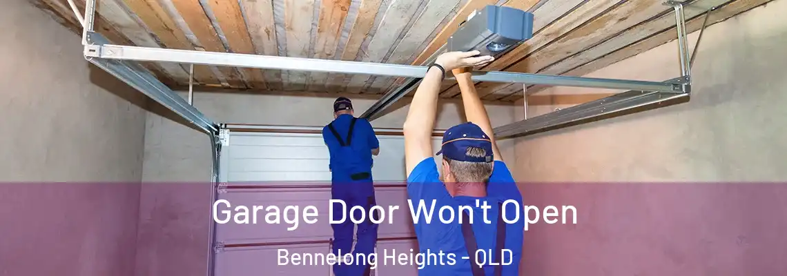 Garage Door Won't Open Bennelong Heights - QLD