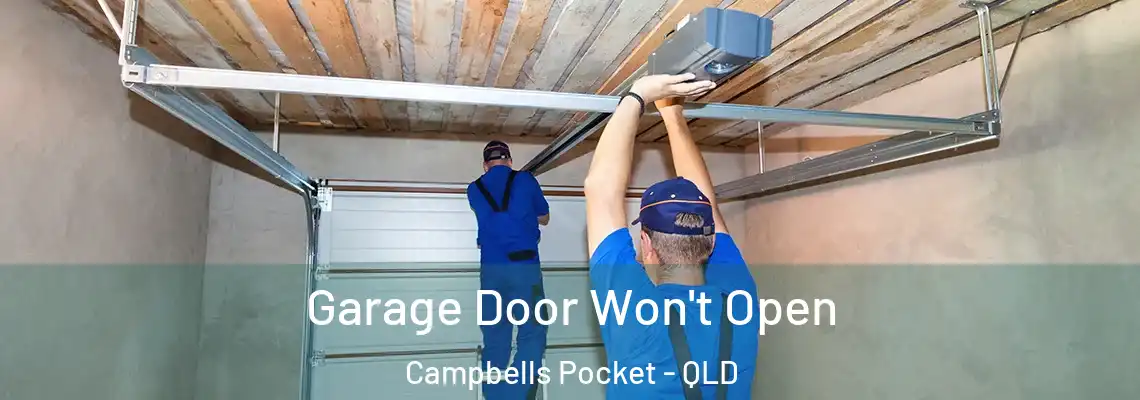  Garage Door Won't Open Campbells Pocket - QLD