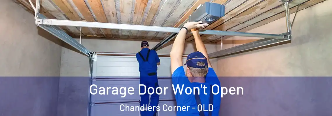 Garage Door Won't Open Chandlers Corner - QLD