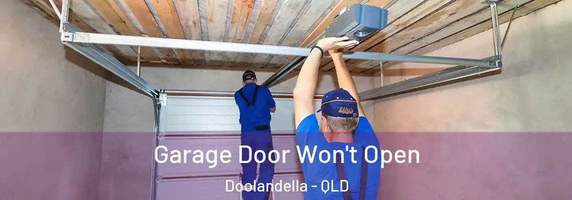 Garage Door Won't Open Doolandella - QLD