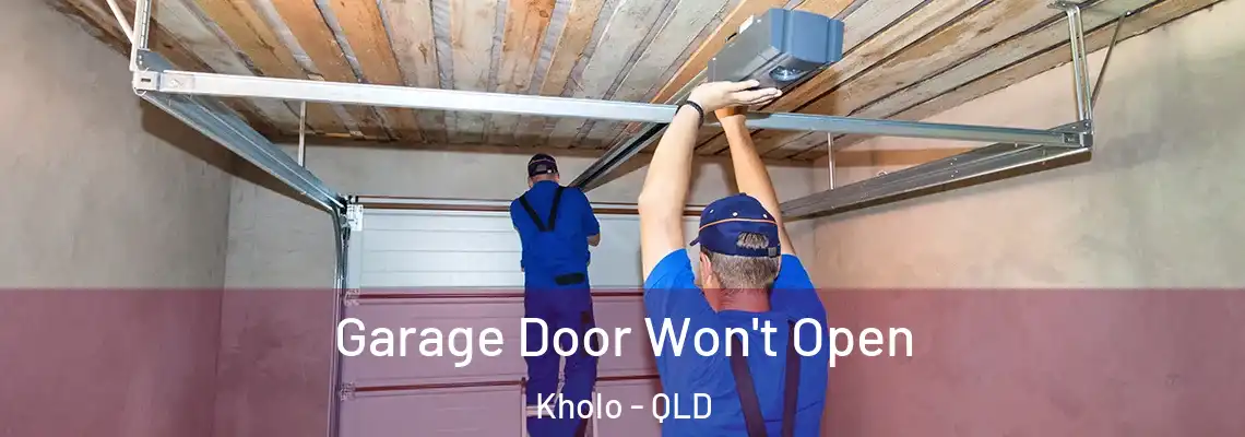  Garage Door Won't Open Kholo - QLD