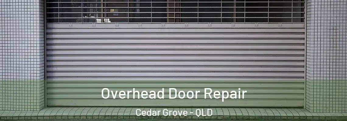 Overhead Door Repair Cedar Grove - QLD