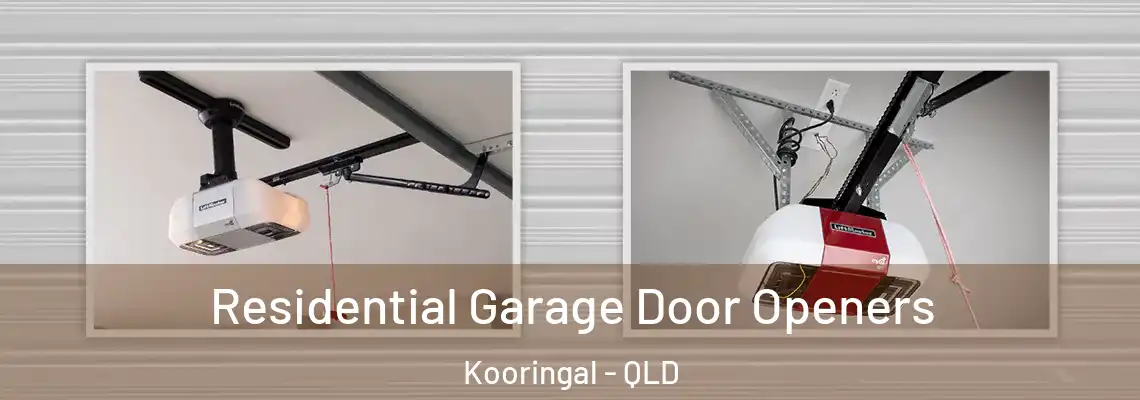 Residential Garage Door Openers Kooringal - QLD