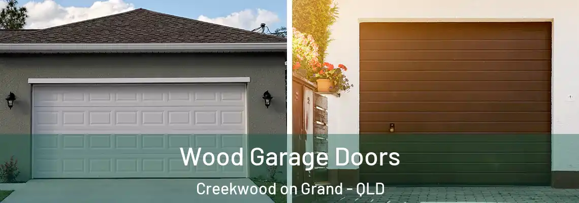 Wood Garage Doors Creekwood on Grand - QLD